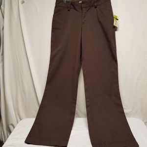 NWT Lee Natural Fit 8M Brown Pants